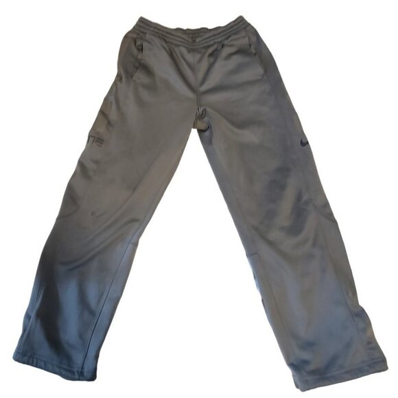 Nike Boys Therma Elite Basketball Jogger Track Pants Gray Dri Fit Pockets XL - Picture 1 of 4